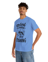 This Girl Loves Fishing! Unisex Heavy Cotton Tee