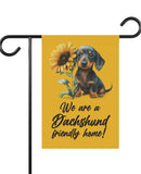 Sunflower Dachshund - Garden Flag, Garden & House Banner