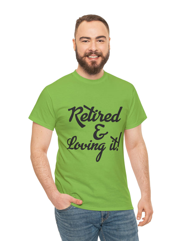 Retirement (Front and Back) with Retirement Poem - Unisex Heavy Cotton Tee