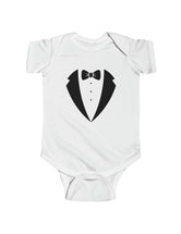 Baby Tuxedo in an Infant Fine Jersey Bodysuit