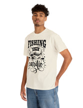 Fishing is my Cardio! in a Unisex Heavy Cotton Tee