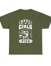Reel Girls Fish! Unisex Heavy Cotton Tee