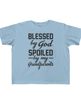 Blessed by God, Spoiled by my Grandparents! -Kid's Fine Jersey Tee