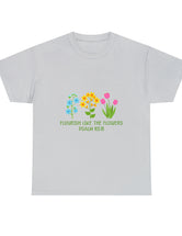 Flourish like the flowers - Psalm 103:15 - Unisex Heavy Cotton Tee