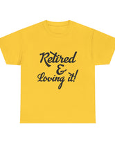 Retirement (Front and Back) with Retirement Poem - Unisex Heavy Cotton Tee