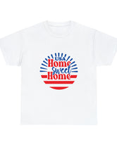 USA, Home Sweet Home - Unisex Heavy Cotton Tee