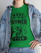 Reel Women Fish! Unisex Heavy Cotton Tee