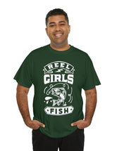 Reel Girls Fish! Unisex Heavy Cotton Tee