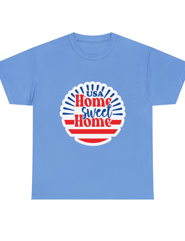 USA, Home Sweet Home - Unisex Heavy Cotton Tee