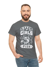 Reel Girls Fish! Unisex Heavy Cotton Tee