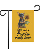 Sunflower Pinscher - Garden Flag, Garden & House Banner