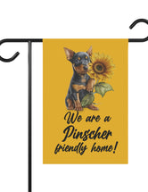 Sunflower Pinscher - Garden Flag, Garden & House Banner