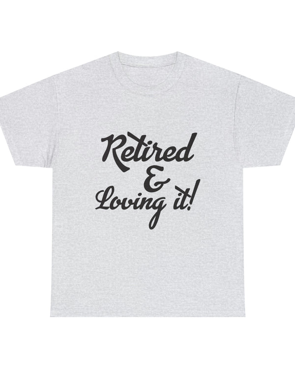 Retirement (Front and Back) with Retirement Poem - Unisex Heavy Cotton Tee