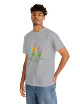 Flourish like the flowers - Psalm 103:15 - Unisex Heavy Cotton Tee