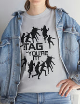 The game of Tag has never been funner! Unisex Heavy Cotton Tee