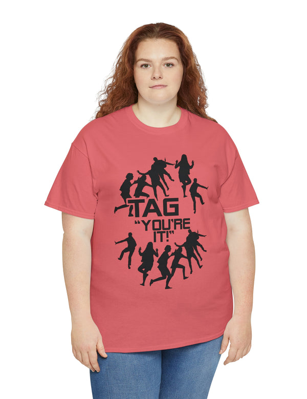 The game of Tag has never been funner! Unisex Heavy Cotton Tee