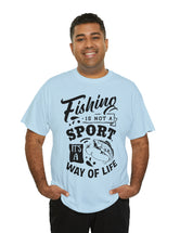 Fishing is not a sport. It's a way of life. This super comfy unisex tee comes in heavy cotton.