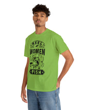 Reel Women Fish! Unisex Heavy Cotton Tee