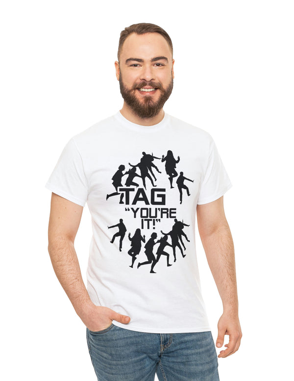 The game of Tag has never been funner! Unisex Heavy Cotton Tee