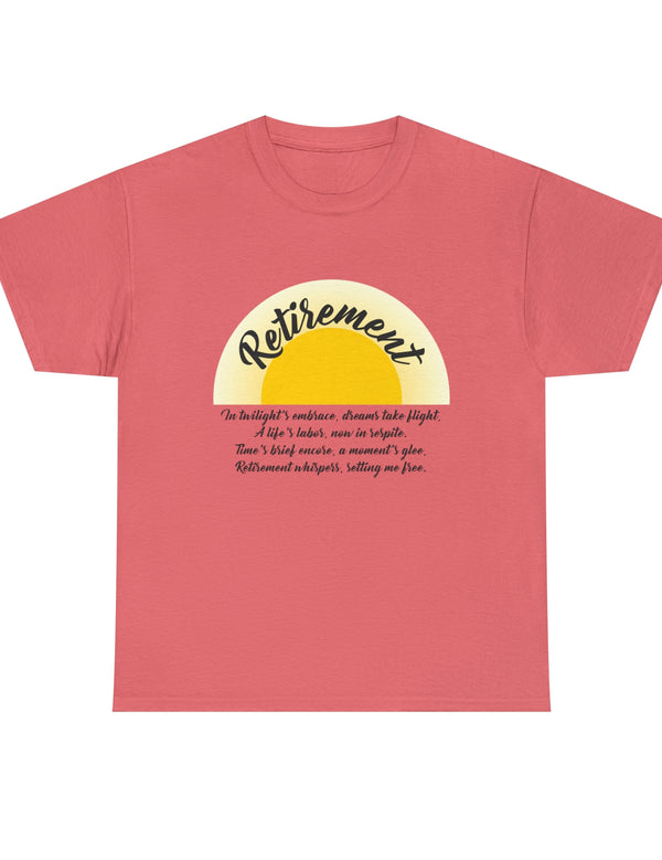 Retirement (In twilight's embrace) - Unisex Heavy Cotton Tee