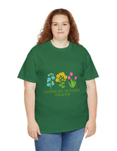 Flourish like the flowers - Psalm 103:15 - Unisex Heavy Cotton Tee