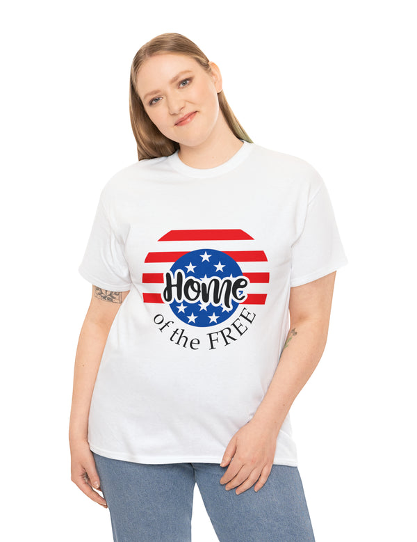 Home of the Free - Unisex Heavy Cotton Tee