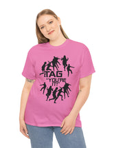 The game of Tag has never been funner! Unisex Heavy Cotton Tee