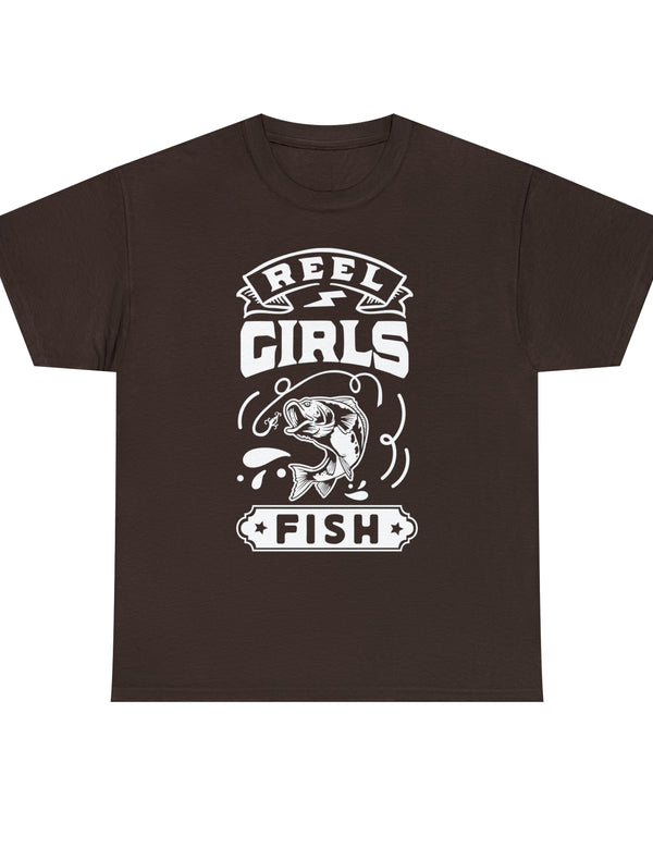 Reel Girls Fish! Unisex Heavy Cotton Tee