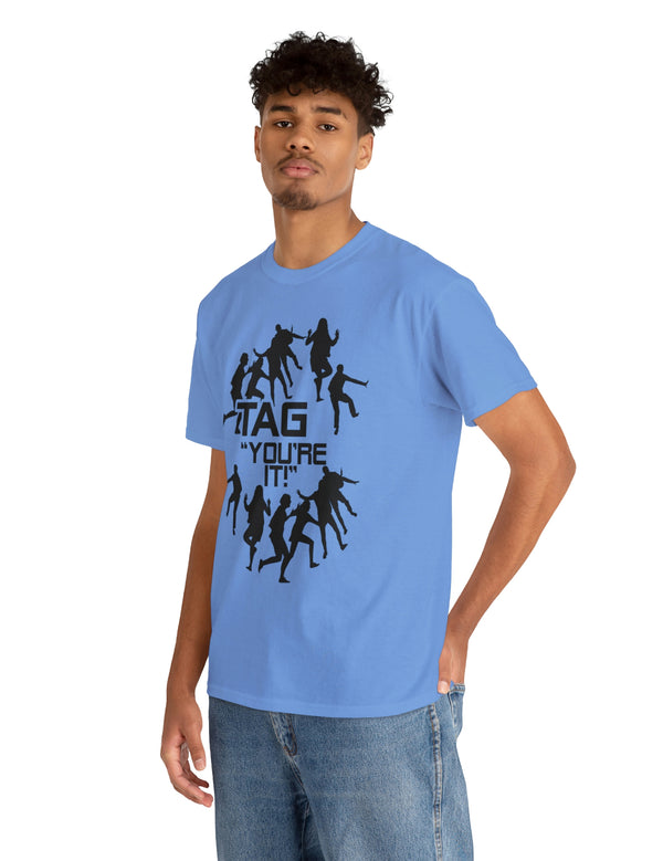 The game of Tag has never been funner! Unisex Heavy Cotton Tee