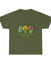 Flourish like the flowers - Psalm 103:15 - Unisex Heavy Cotton Tee