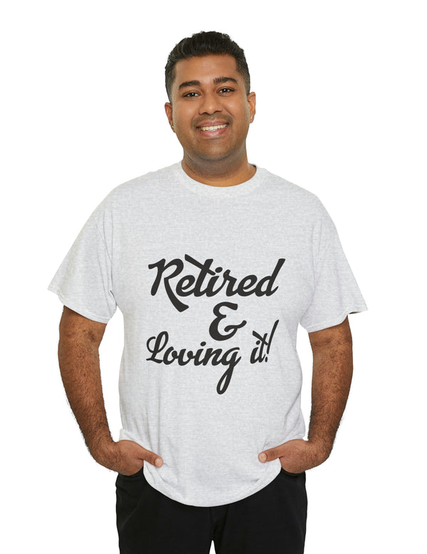 Retirement (Front and Back) with Retirement Poem - Unisex Heavy Cotton Tee