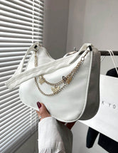 Butterfly Charm Polyester Shoulder Bag