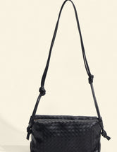 PU Leather Knot Detail Shoulder Bag