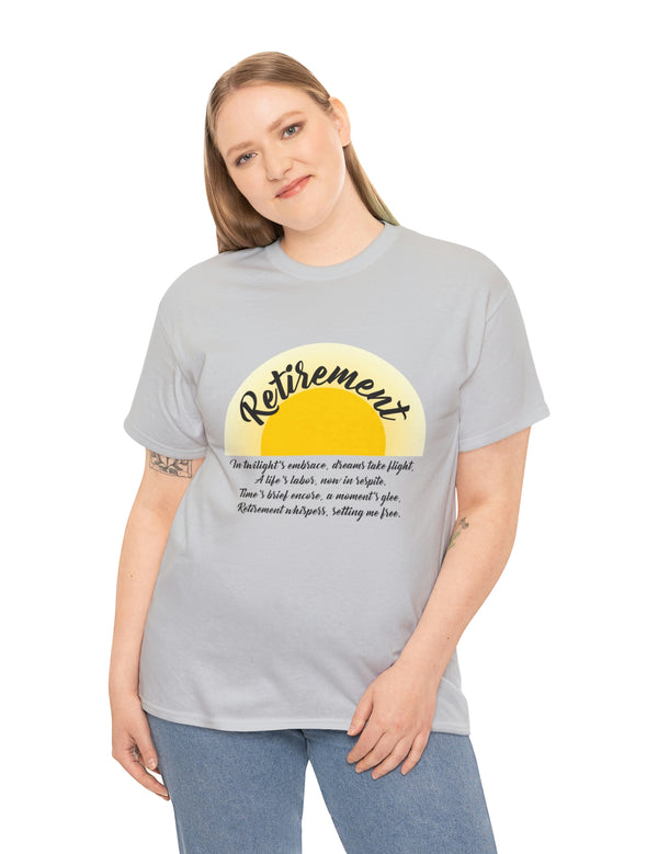 Retirement (In twilight's embrace) - Unisex Heavy Cotton Tee