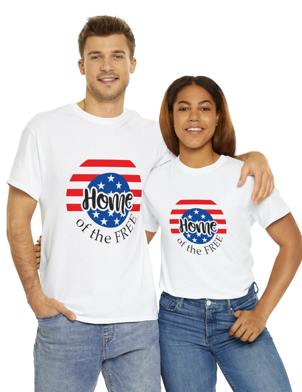 Home of the Free - Unisex Heavy Cotton Tee