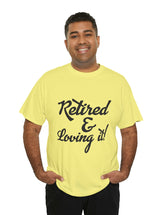 Retirement (Front and Back) with Retirement Poem - Unisex Heavy Cotton Tee