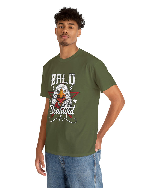 Bald and Beautiful American Bald Eagle - Unisex Heavy Cotton Tee