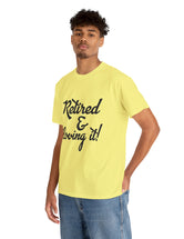 Retirement (Front and Back) with Retirement Poem - Unisex Heavy Cotton Tee