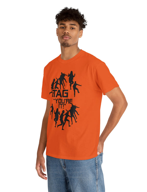 The game of Tag has never been funner! Unisex Heavy Cotton Tee