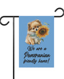 Sunflower Pomeranian - Garden Flag, Garden & House Banner