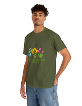 Flourish like the flowers - Psalm 103:15 - Unisex Heavy Cotton Tee