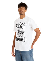 This Girl Loves Fishing! Unisex Heavy Cotton Tee